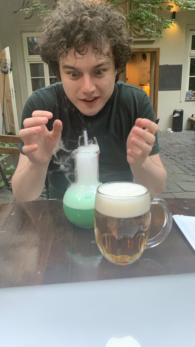 DanielHirdActor's tweet image. Our first performance of MY ESTEEMED FRIEND @praguefringe  was such a great time that it warranted celebrating. Vial of mysterious elixir provided by the Museum of Alchemists. 

All info and tickets available at thirdpiertheatre.com.