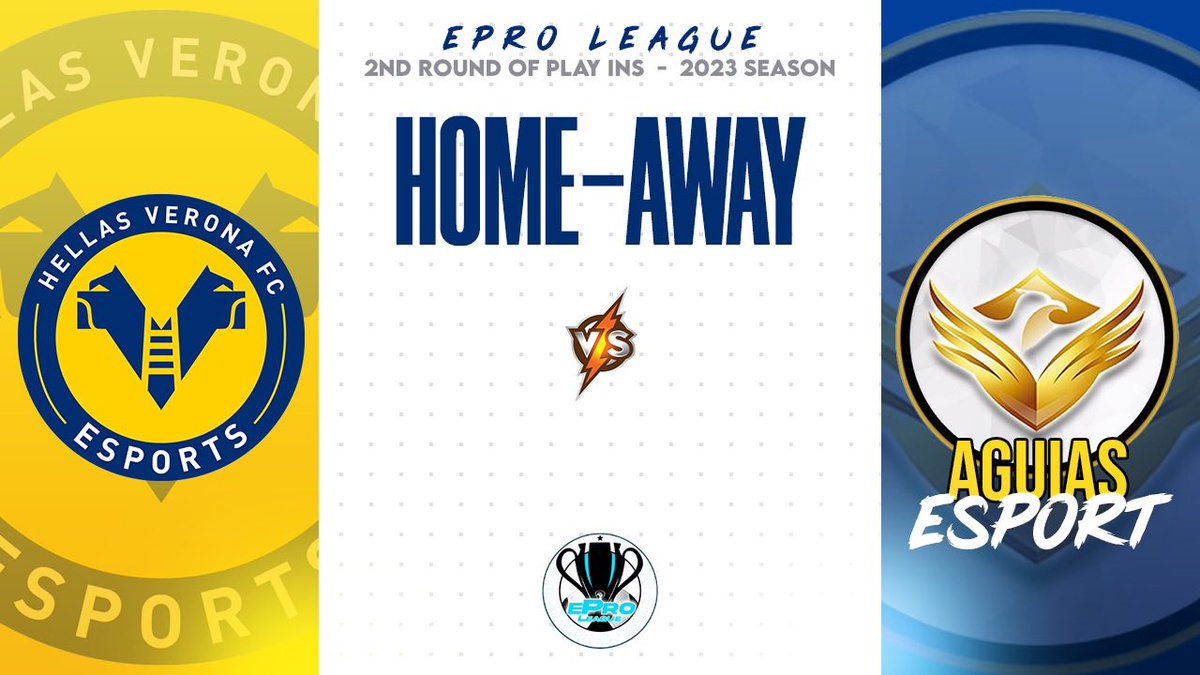 🏆 Ce soir <a href="/eProLeagueCP/">EPro League CP</a> 🏆

Play-In 2e tours <a href="/eProLeagueCP/">EPro League CP</a> 

Bon match à nôtre adversaires ! 

🔵🟡 @OPHellasVerona 🟡🔵 

🆚 <a href="/AguiasCP/">Aguias CP</a> 

📺 twitch.tv/scoupine9

#FIFA23 #esport #11vs11 #Xbox  #clubpro #eProLeague #HellasVeronaFC