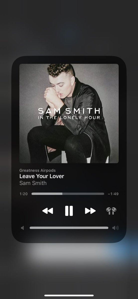 Leave your lover, leave him for me 

#ListeningNow