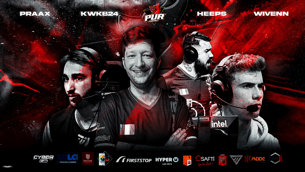 Nous sommes fiers de vous présenter notre équipe #CoDMWII  ! Ils nous représenteront demain au Major v 2023 à Toronto ! Nous leur souhaitons le meilleur pour cette compétition et toutes celles à venir ! 

Forza PuR ! 💪🔥

Membres de l'équipe :

<a href="/Wivenn_/">Wivenn🐳</a> 
<a href="/kwKB24/">kwKB24</a> 
<a href="/Alcyon_HeePS/">noah🇷🇪</a>