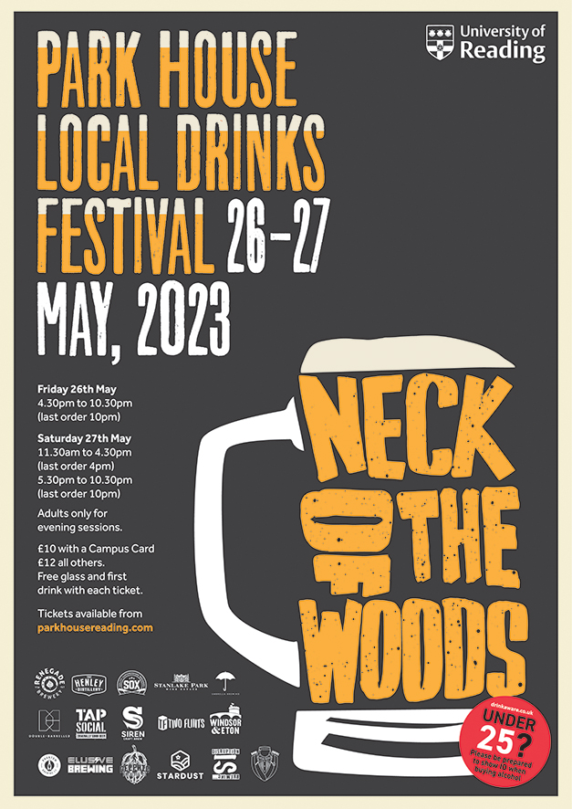 The bad news is the Brewery Shop is only open on Friday 11am-1pm so get your beer holiday orders in at shop.bondbrews.co.uk
The good news is that we are at the #NeckOfTheWoods festival @UniRdg_Student Fri 4.30-10.30pm & again for Sat afternoon & eve sessions, come say hi!