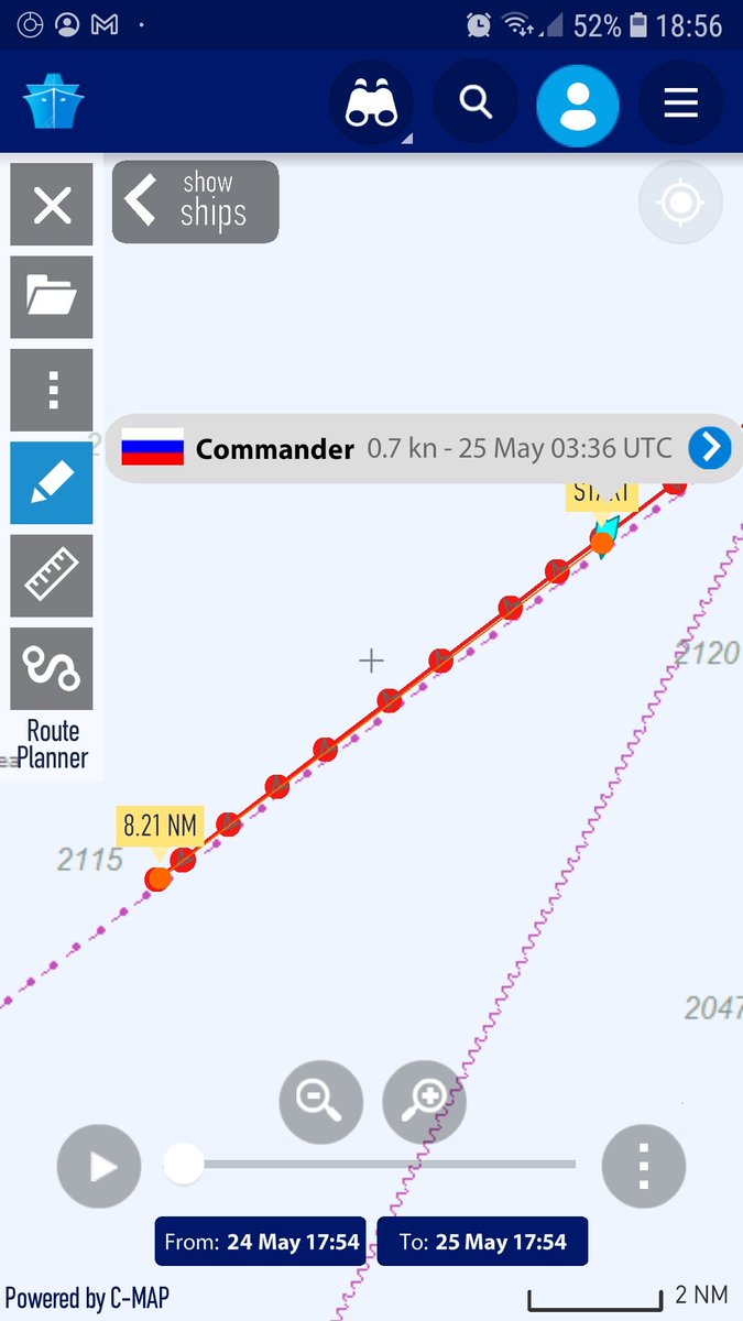 @FranzJaegerBER @wartranslated Its covered 8nm track along turkstream pipeline since midnight - looks like a towed deep water sonar search imho