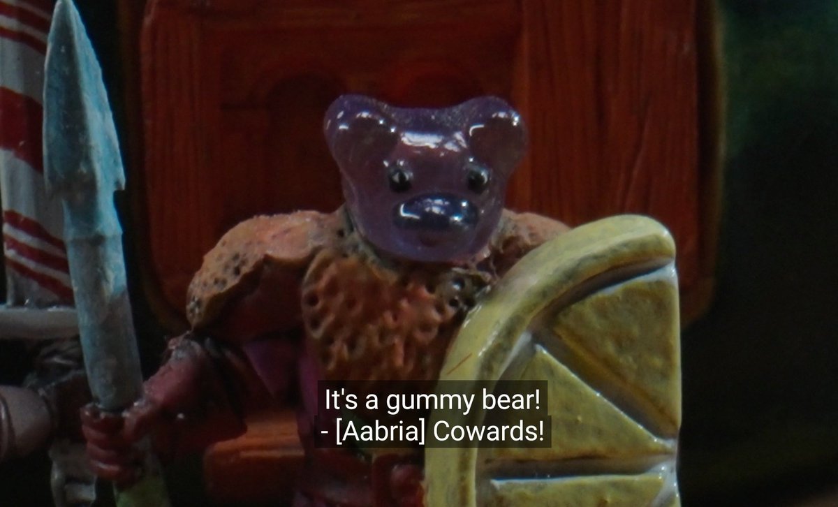 mercer you cannot just bring out an armored gummy bear I almost started sobbing into my lunch