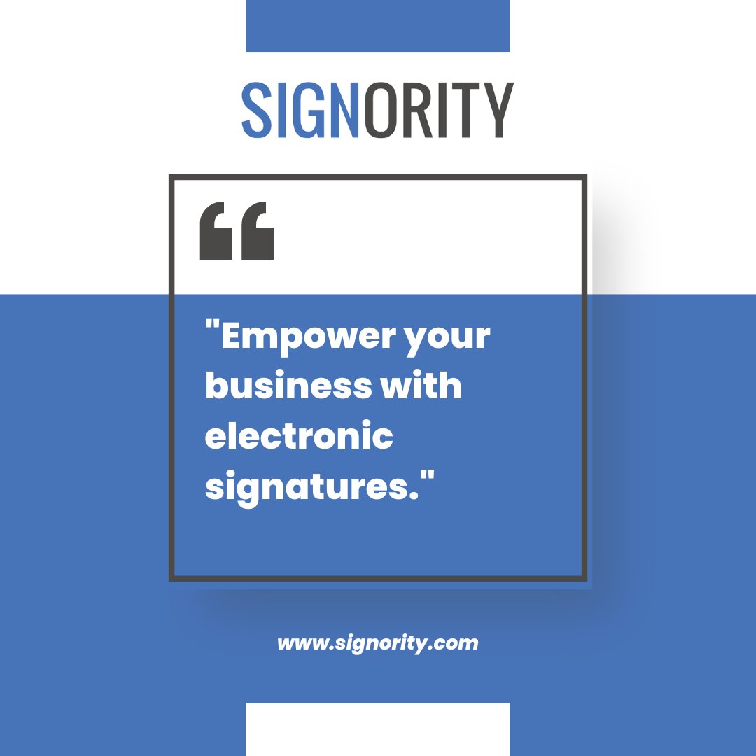 Signority tweet media