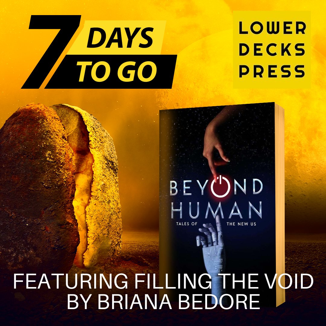 rohan_oduill's tweet photo. In seven days, you can get your hands on the superb 'Filling the Void,' by Brianna Bedore as part of the Beyond Human anthology. 
A memory scalper is sent to process deceased crew brains and solve the mystery of a deep space research centre disaster. The only survivor acts as her assistant, while trying to reclaim their own memories. But the scalper may have more skin in the game than first appears. 
@bri_bedore
https://t.co/AD1UtspmhE