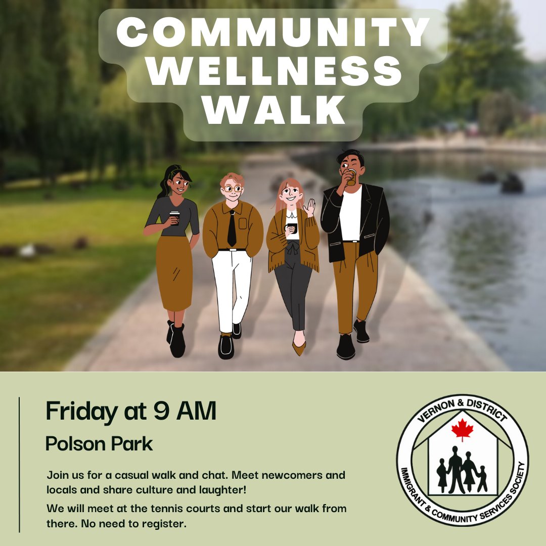 vernoniss's tweet photo. Tomorrow is our last Community Wellness Walk! Last chance to join us tomorrow at 9 AM. 

Keep your fingers crossed for good weather 🌞😎 https://t.co/shJHcRMPiD