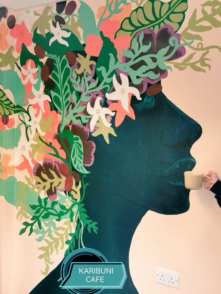 <a href="/TRECLeicester/">RaceEqualityCentre</a> the Art work in the new KARIBUNI CAFE was absolutely amazing with a little extra touch from us. 😁 💕