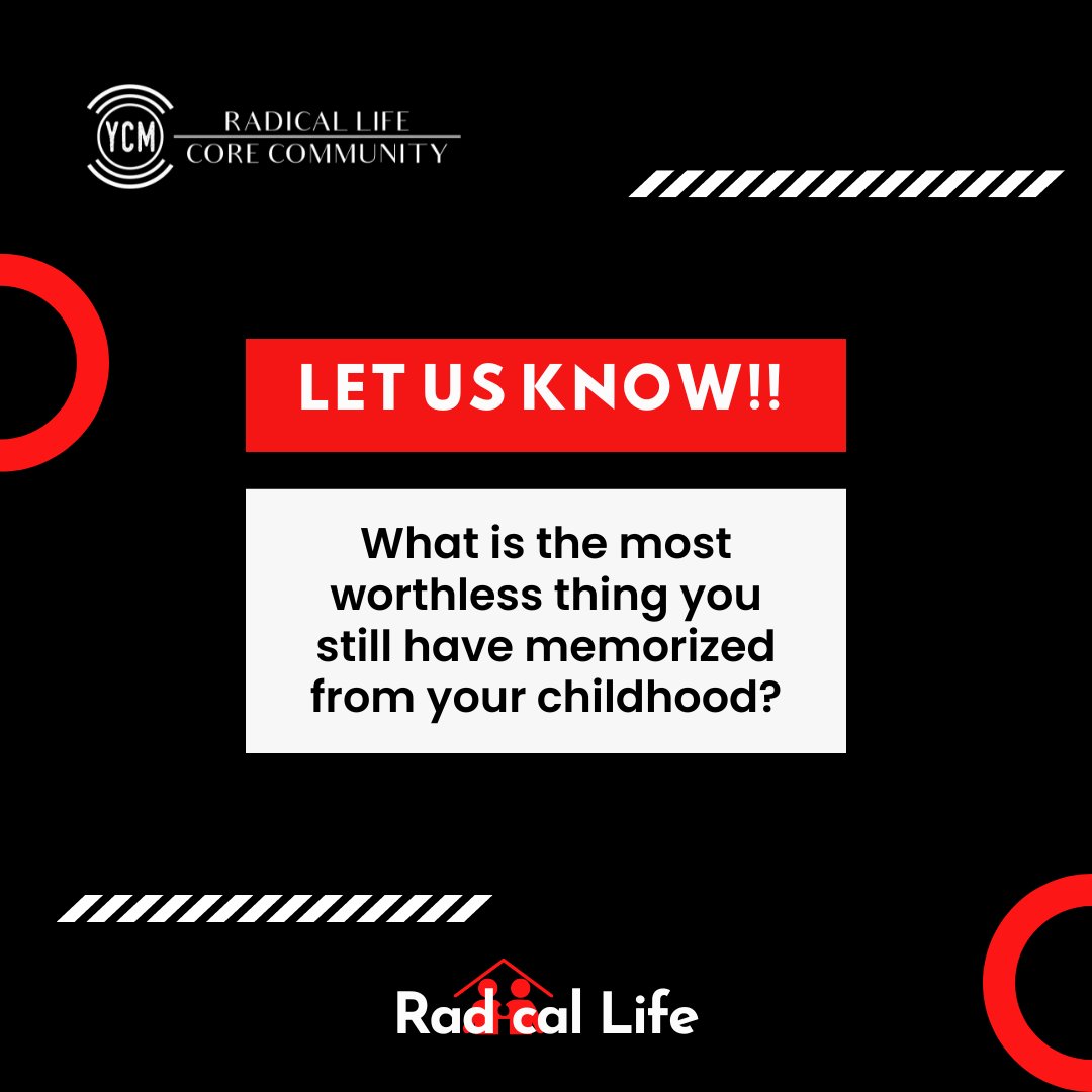 Radical_Life_CC's tweet photo. Tell us something we don't know!!
At our office, we have a TON of landlines from childhood stored in our brains!
What about you?
#dosomethingradical #wehaveaplaceforyou #radicallifecorecommunity https://t.co/nBTlXmQsEU