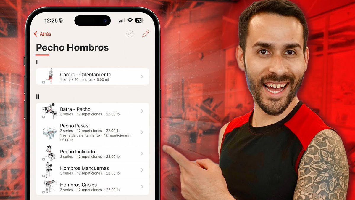 ¿Haces ejercicios o vas al gimnasio? Sácale el máximo a tu teléfono con esta excelente aplicación llamada GymBook. Aquí te enseño cómo funciona y qué puedes hacer con ella - buff.ly/45t0C7l