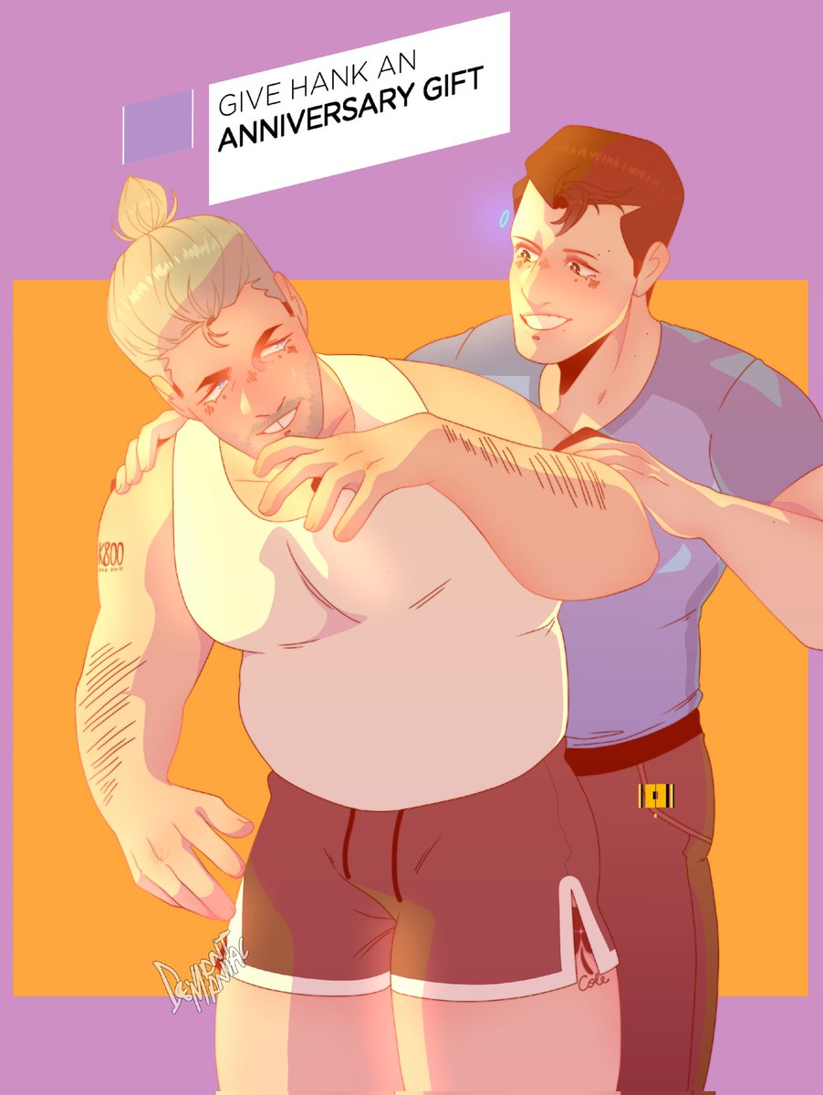 HAPOY 5 YEARS OF DETROIT!! I drew some Hank and Connor getting healthier after the revolution :3 I'm so happy I got into this fandom and so thankful for the friends I've made. Here's to another year
#DetroitBecomeHuman #hankcon #dbhanniversary