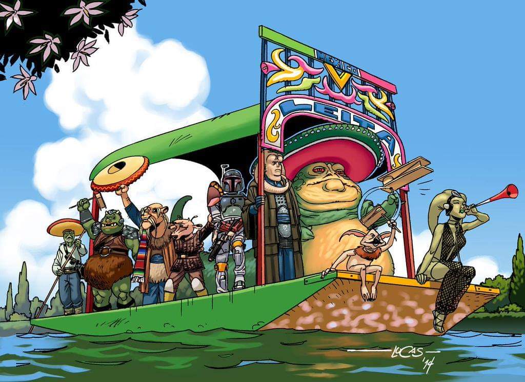 Star Wars en Xochimilco
Autor: Lucas
#DiadelOrgulloFriki
#GeekPrideDay