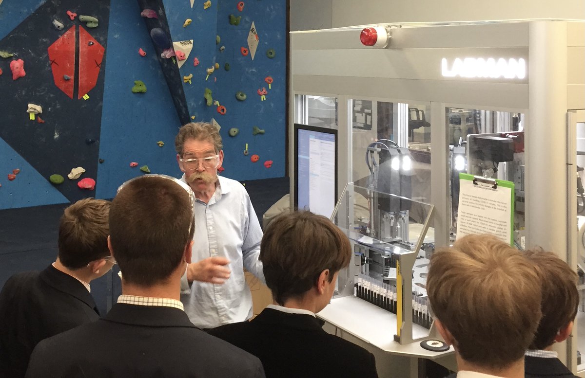 AmpCollSTEM's tweet photo. As part of their current work on systems and control,  the Design and Technology Year 10 students @AmpleforthCollege visited Nissan’s impressive assembly plant in Sunderland and a guided tour by Andrew Whitwell @LabmanRobots with insights into design, engineering  and STEM. https://t.co/uNSyj4Od8n