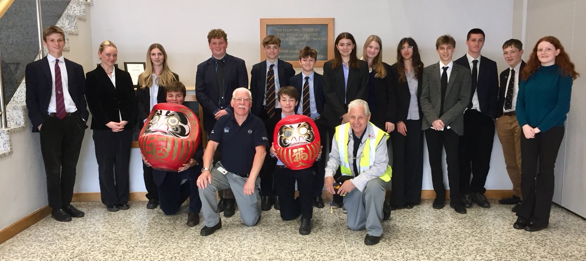 AmpCollSTEM's tweet photo. As part of their current work on systems and control,  the Design and Technology Year 10 students @AmpleforthCollege visited Nissan’s impressive assembly plant in Sunderland and a guided tour by Andrew Whitwell @LabmanRobots with insights into design, engineering  and STEM. https://t.co/uNSyj4Od8n