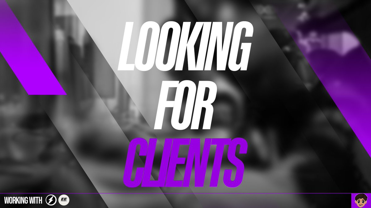 Hey👋🏾

I am looking for more clients no matter in which area!

If you are interested and want more information about me contact me📩

❤️ &amp; ♻️ are highly appreciated
