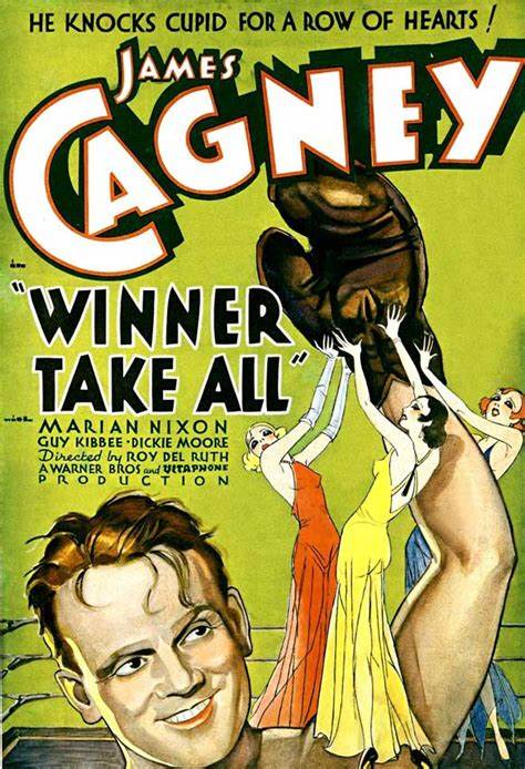 #WinoFilms
Vintner Takes All
1932 (!) boxing drama with #JamesCagney as cocky prizefighter