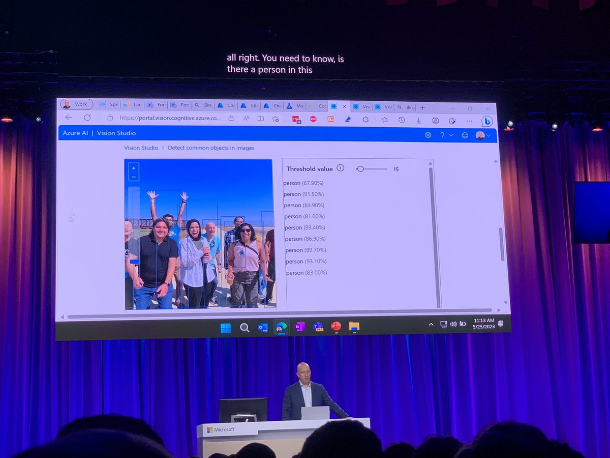 ayako_omori's tweet image. #CognitiveServices Vision Service は新しい Florence モデル (GPTの画像版という説明) でますます高機能に。
見切れてるロゴを判定できたり、動画から動作検出(センテンスで検索可)できたり。以前は大変だったことが一気にできるようになってきたかな😎
#MSBuild