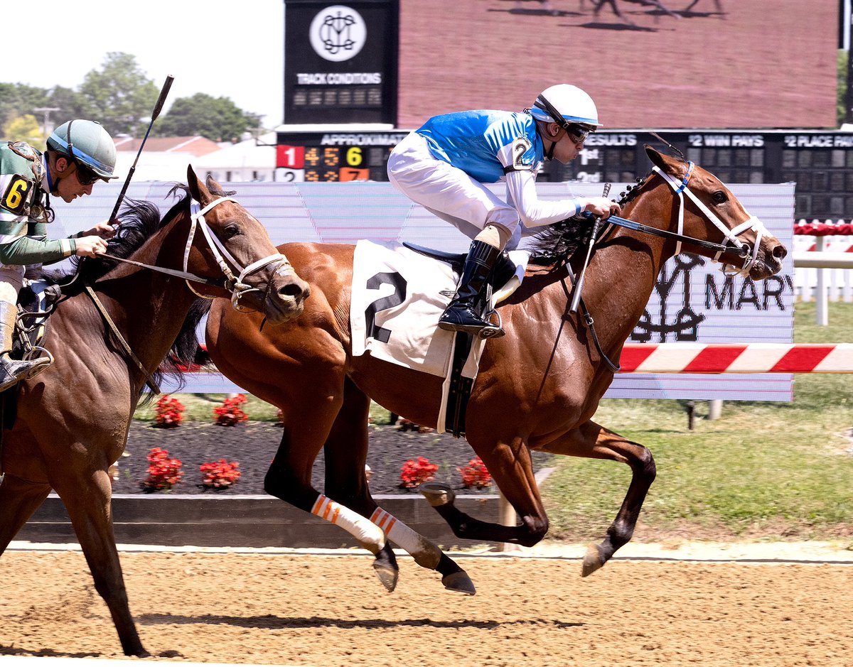 Maryland Horsemen (@mdhorsemen) on Twitter photo 2nd-time starter Kristinachrysalis wins 4 1/2F MSW <a href="/PimlicoRC/">Pimlico</a> for Richard Burnsworth and trainer <a href="/FarriorRacing/">Anthony Farrior</a>. <a href="/Carlos8Carrasco/">Carlos Carrasco</a> aboard 2YO WV-bred Maximus Mischief filly for only his 2nd mount of 2023. (Jim McCue 📷) 2nd-time starter Kristinachrysalis wins 4 1/2F MSW <a href="/PimlicoRC/">Pimlico</a> for Richard Burnsworth and trainer <a href="/FarriorRacing/">Anthony Farrior</a>. <a href="/Carlos8Carrasco/">Carlos Carrasco</a> aboard 2YO WV-bred Maximus Mischief filly for only his 2nd mount of 2023. (Jim McCue 📷)