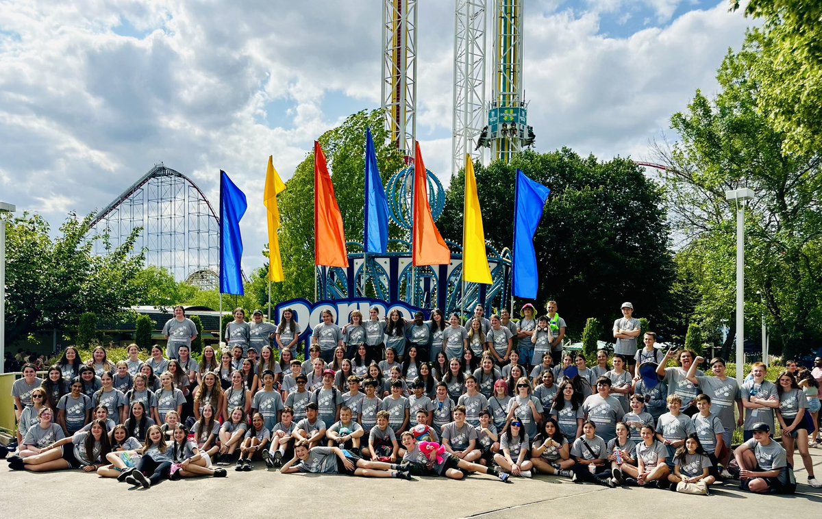 On May 19th, Central musicians participated in a workshop/adjudication with 3 well known retired music teachers: Steve Mosser (Choir-Pennridge), Eileen Telly (Strings-Central Bucks) &amp; Peter Neu (Band-North Penn). Students spent the afternoon at Dorney Park. Lots of great 🎶 &amp; 😁!
