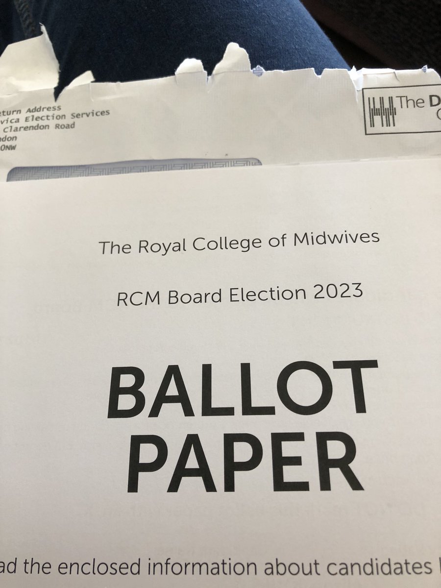 Exciting times, my Ballot paper was waiting when I got in from work. Please use your vote. I would really appreciate it if you could vote for me Cherylene Dougan Aka Cher. @MidwivesRCM @RcmWales @ScotlandRCM