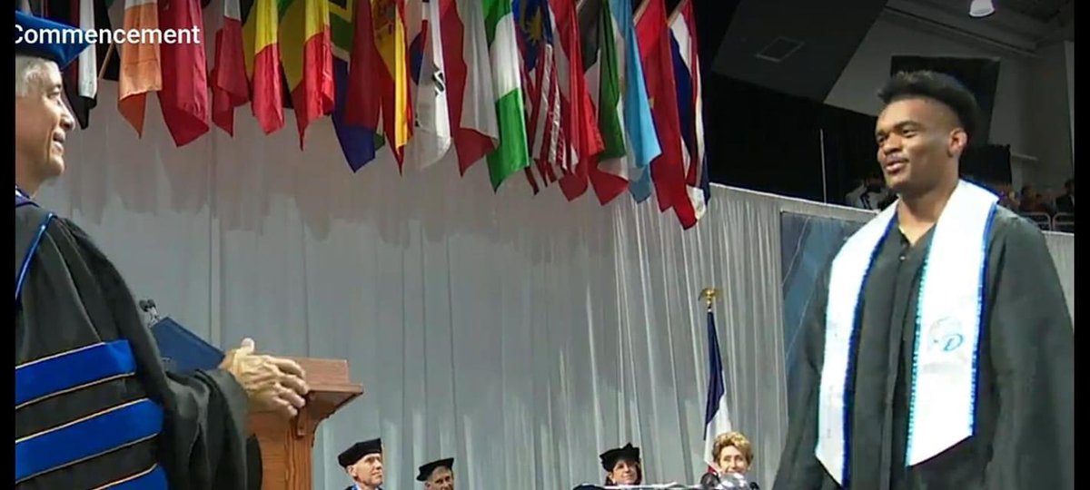 Congratulations to class of 2017 Darnell Brodie  on graduating from Drake University.