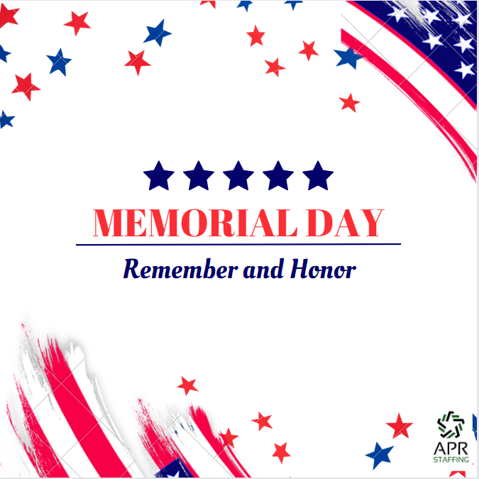 AprStaffing's tweet photo. Today we remember and honor all those who served. Thank you for your sacrifice.

#MemorialDay #Remember #ThankYou #APRStaffing https://t.co/aZdxVUa7Kp