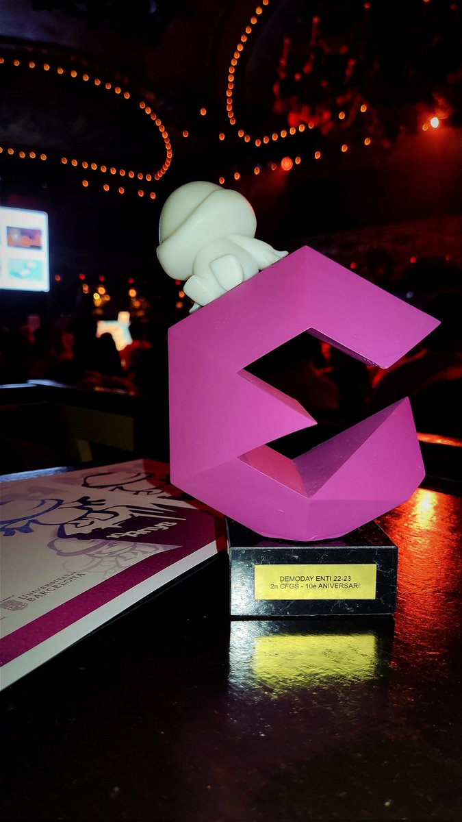 We are very proud to have been part of the history of @ENTI_BCN and to have received yesterday the Award for : 🏆 'Best AJEI Grade Game of the last 10 Years' The event was amazing and hopefully we can continue to enjoy unforgettable moments like this one. ✨