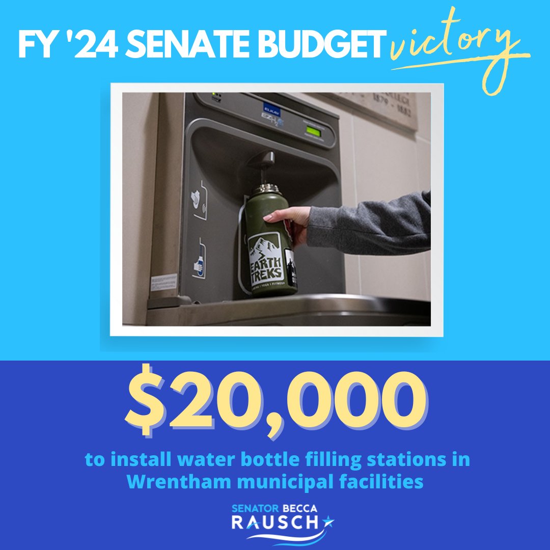 BeccaRauschMA's tweet photo. BUDGET VICTORY: I am proud to have secured $160,000 in the Senate Budget for the Town of #Millis,  Town of #Norfolk, @Plainville_MA, and @WrenthamMATA!

#mapoli #SenBudget https://t.co/PPzCzKBUvp