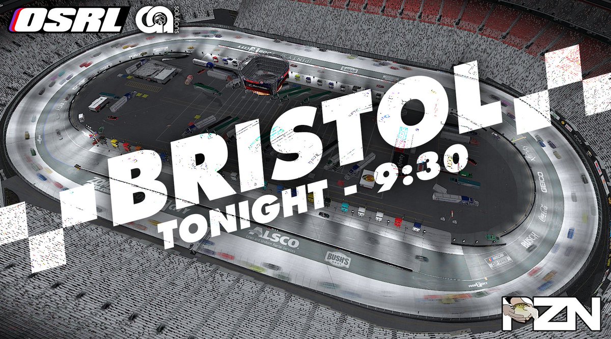 TONIGHT, the stars of OSRL go short-track racing for the 3rd time this season at Bristol Motor Speedway!

Coming off a wild race at Darlington, Braden Muhvic enters tonight 18 points ahead of Joe Armstrong and 30 points ahead of James Thurston. https://t.co/kIhST2iDO5