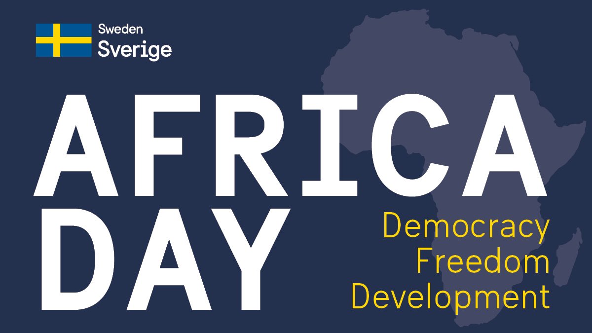 It’s Africa Day!

Africa Day is an annual commemoration of the founding of the Organisation of African Unity – this year marks the 60th anniversary. 🇸🇪 is a longstanding friend and partner to many African countries, and has embassies in 18 of them!