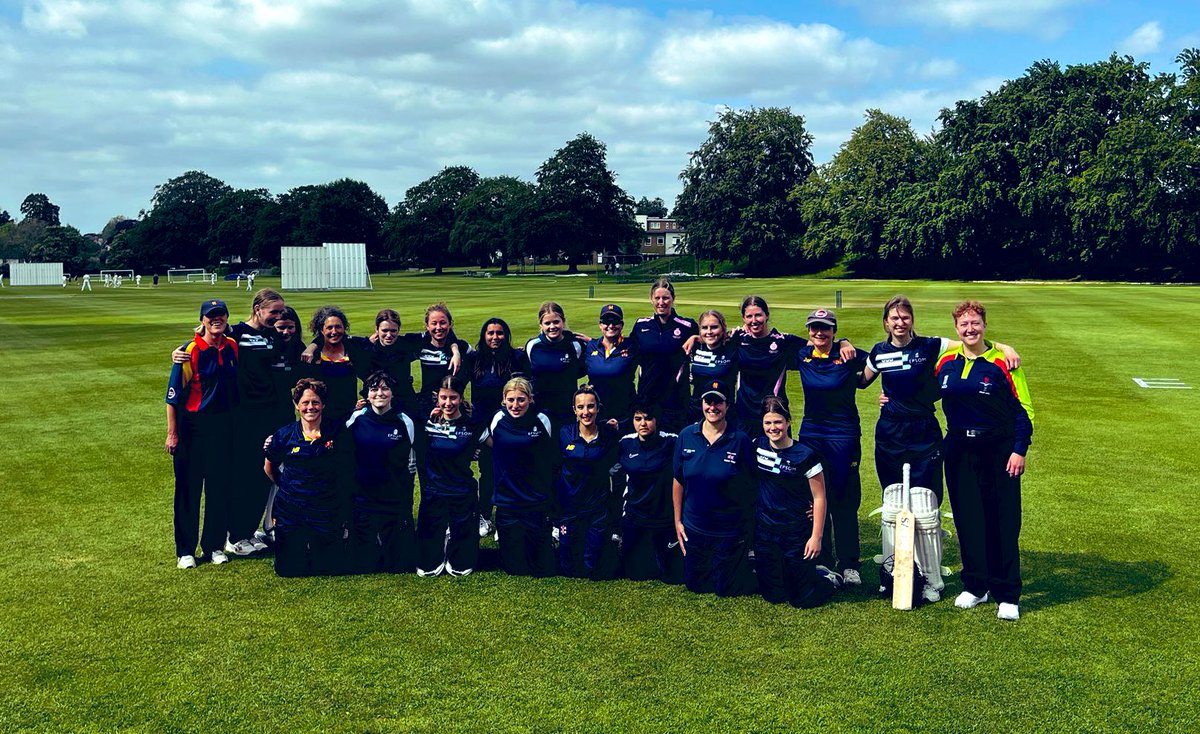 EpsomC_Cricket's tweet photo. A fantastic day of cricket at the college today with the girls 1st XI welcoming an @HomeOfCricket Womens XI. A tense game played in the right spirit with the college coming out on top. @EpsomC_Sport @EpsomCollegeUK #MCCcricket https://t.co/189unJ46Ol