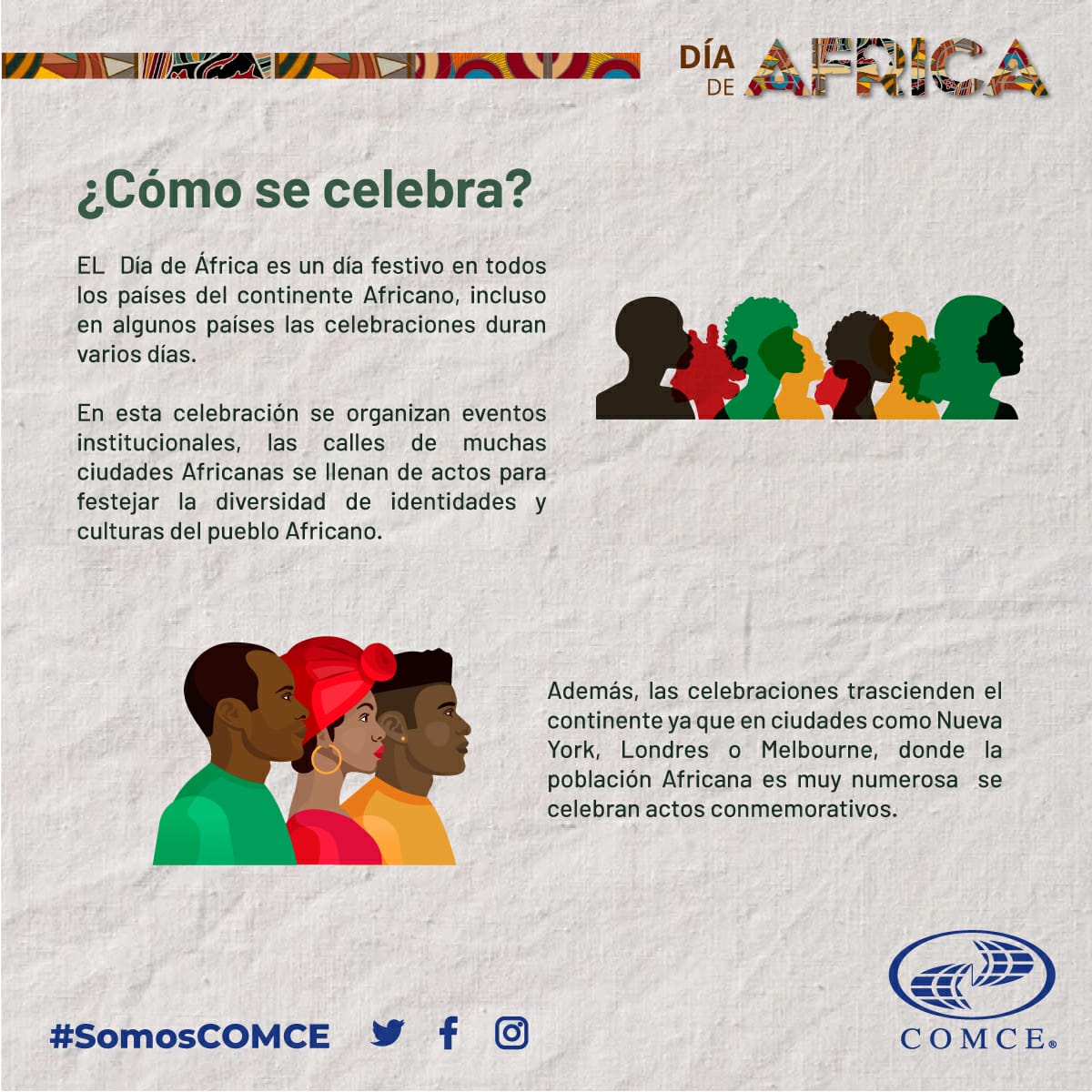 JACMAV_mx's tweet photo. En el marco del Día de Africa, les compartimos infografía sobre el origen de esta conmemoración.  @ComceOficial 

#SomosCOMCE #AfricaDay2023 https://t.co/uNn5Xv1MMF