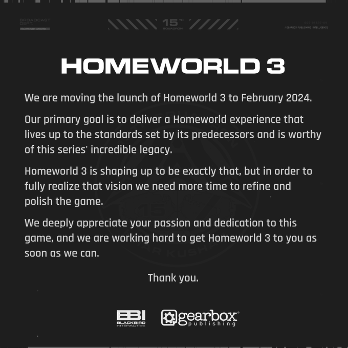 Report Homeworld