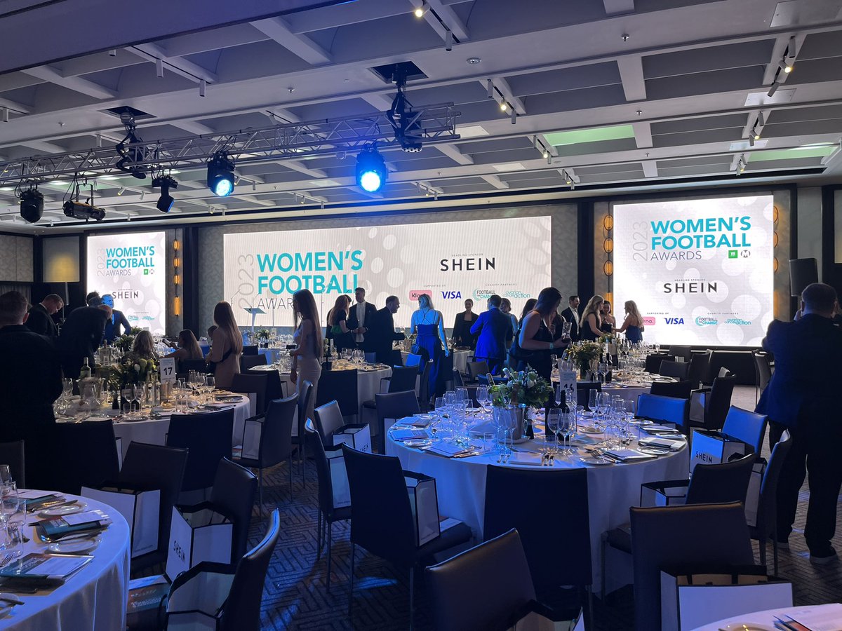 We’re in London this evening for the #WomensFootballAwards 🤩

Looking forward to spending an evening celebrating everything women’s football! @_WFAs
