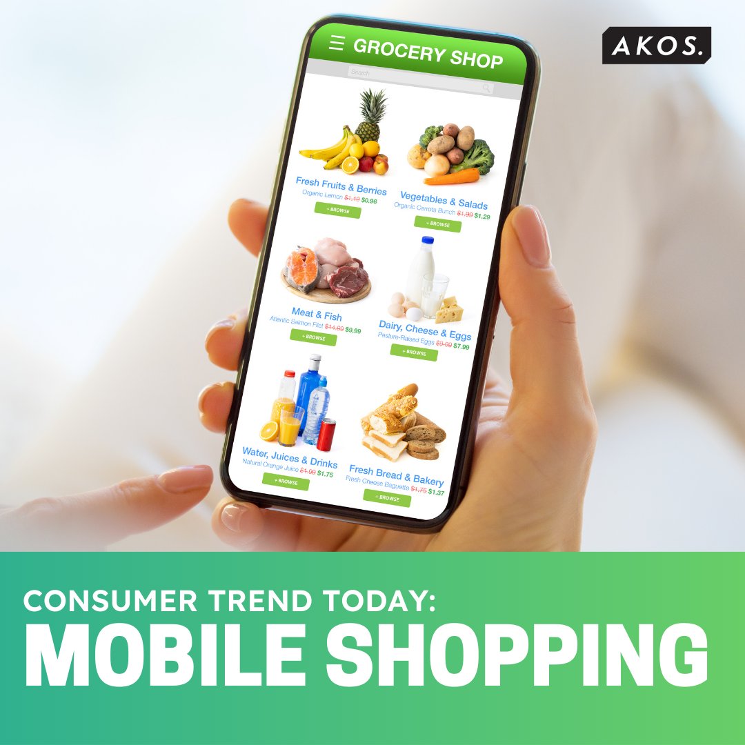 Did you know that mobile commerce is set to skyrocket in 2023? With more people using their mobile devices to shop, it's important to make sure your mobile e-commerce site is on point.

Read more here: shorturl.at/fGS79 #AKOSinAction #MobileCommerce #OnlineShopping