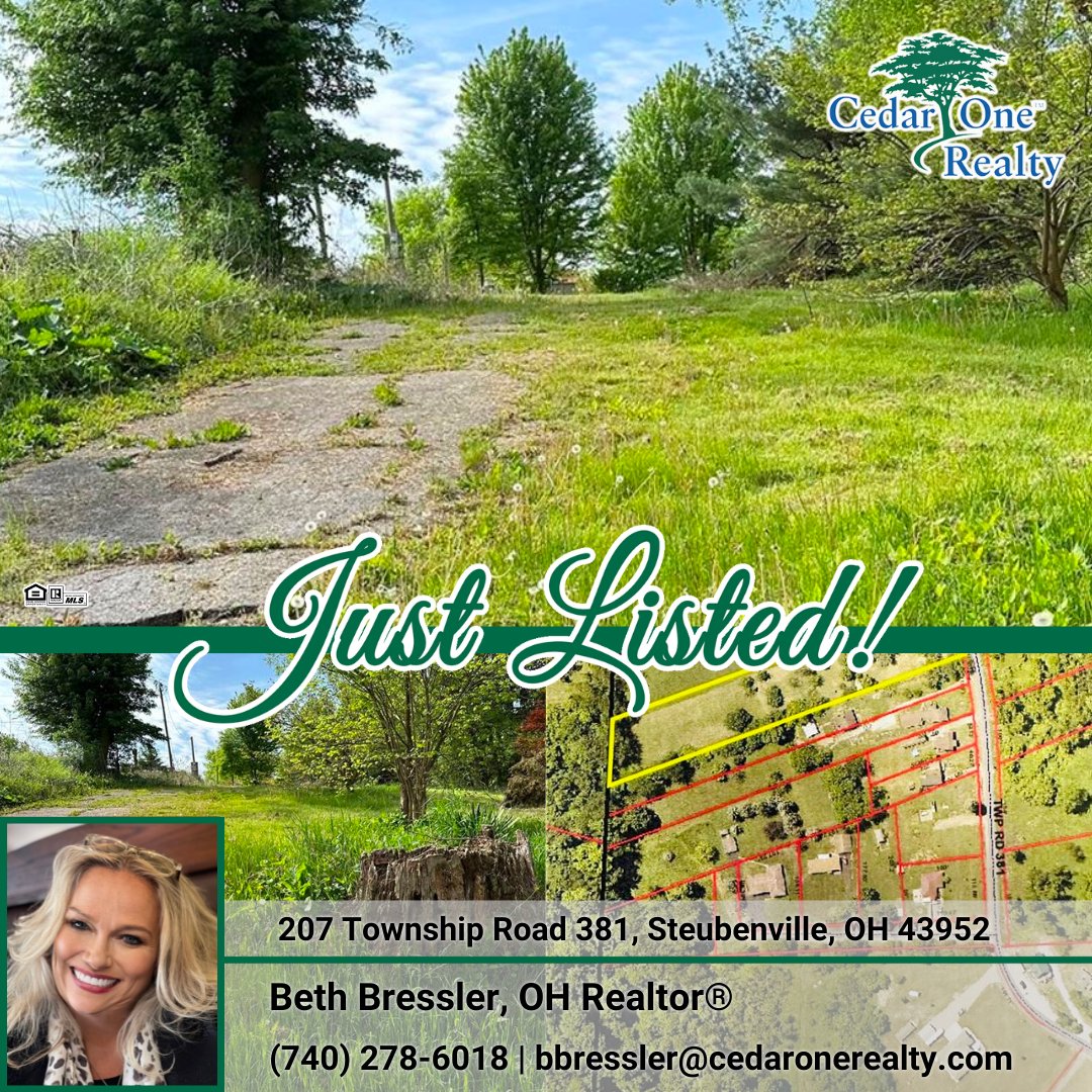 🌟JUST LISTED! LOT WITH INCREDIBLE OPPORTUNITY!
🌟207 Township Road 381, Steubenville, OH 43952
🌟$34,900
🌟1.430 Acres

cuts2.com/wnWPy

#allyourneedsunderonetree
#realestate
#ohiovalley
#ohiorealtors
#wvrealtors®