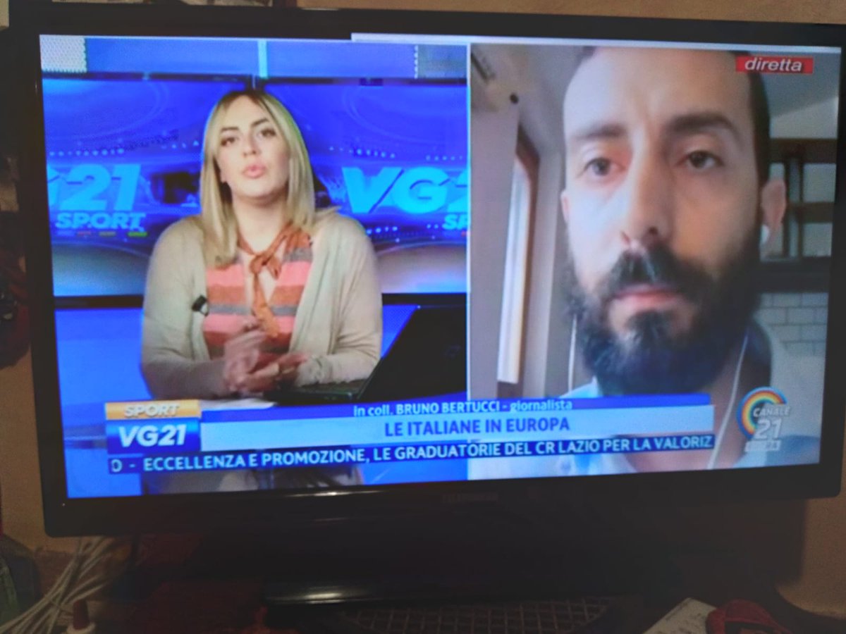 bertuccibr1's tweet photo. Puntata speciale di #VG21 su #Canale21Extra per parlare delle italiane in #Europa

#Roma #Inter #Fiorentina #ChampionsLeague #EuropaLeague #ConferenceLeague https://t.co/LgnqjIID09