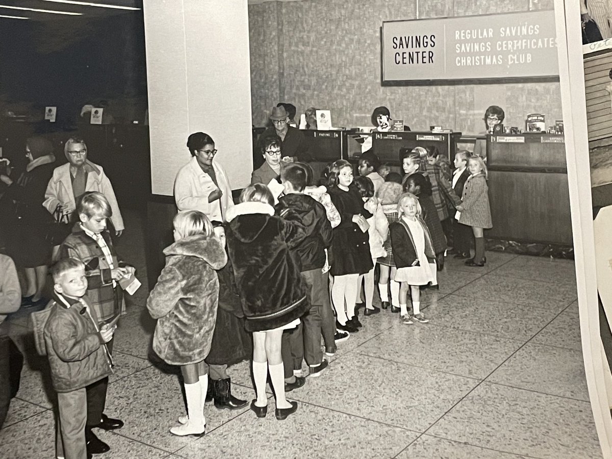 DrSchoolSafety's tweet photo. Looking through some old photos at Lincoln Elementary School with social worker Kristen Schultz and look at this...back in 1970 a class went to the bank for a field trip. Wow!!! #1GIPSforALL @LincolnGI @GIPublicSchools https://t.co/E5YlphSbbF
