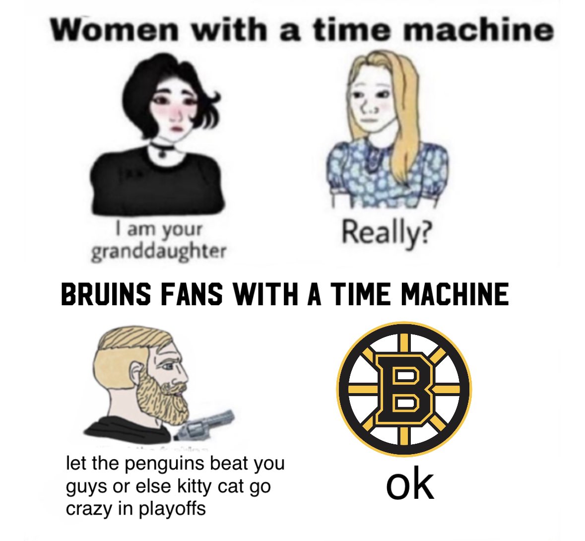#NHLBruins #LetsGoPens we could have both potentially been happy