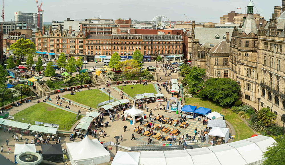 Who's going to Sheffield's food festival? This year's event will have over 50 traders, 16 acts, 2 DJs, and 3 special evening events. It's a  great way to get together with friends and family to support your local  community.  #sheffieldfoodfestival #visitsheffield