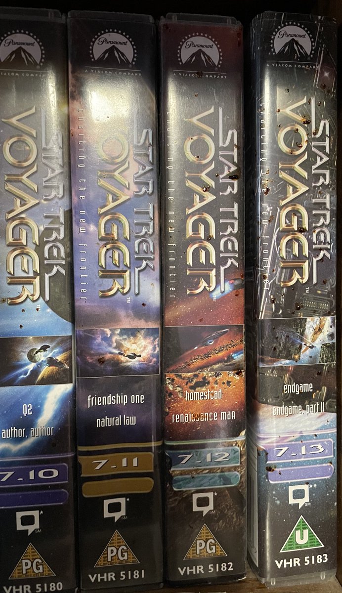 Sui_Sidal's tweet photo. @RobertPicardo @TheKateMulgrew @StarTrek Hmmm 22 years sitting on my shelf. Not that I own a vhs player these days…lol
One day I’ll upgrade it. https://t.co/Tdd4Llgrw3