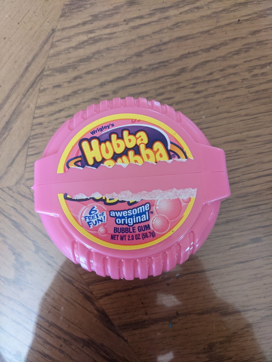 Just stumbled upon a pack of classic Bubble Tape at the candy store! Couldn't resist the nostalgia and had to grab it. Who else remembers chewing on this long-lasting bubblegum? 🍬✨ #Throwback #90sKids #BubbleTape #Nostalgia #CandyLovers #ChildhoodMemories