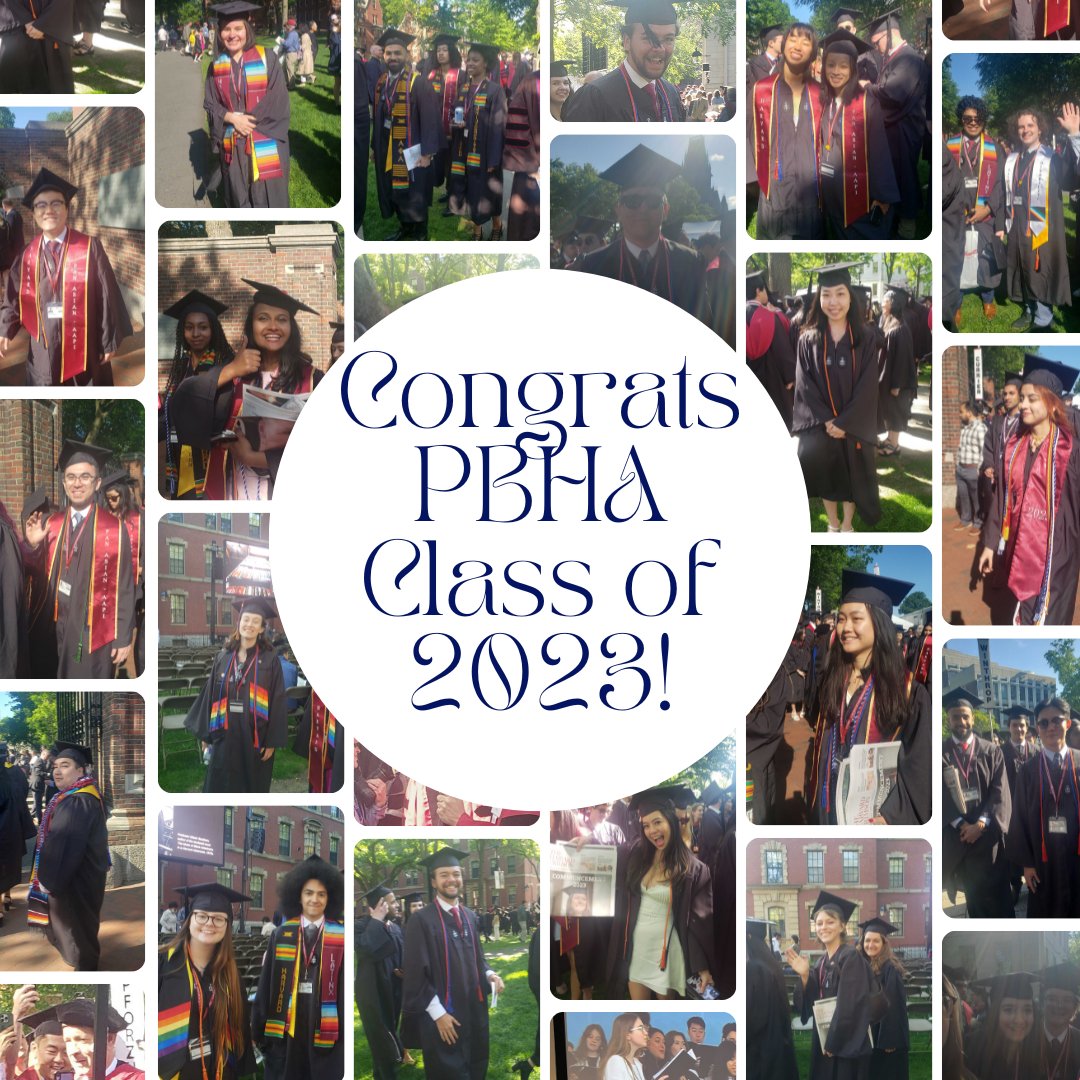 Congratulations to the PBHA Class of 2023! We are so proud of you and your journey and hope to stay in touch wherever your future takes you. #congratulationsgrads #Harvardgraduation #classof2023 #PBHAClassof2023 #PBHA #congratsgrads #greaterboston #cambridge #graduation