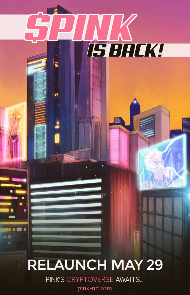 It's time to unleash the power of $PINK! Our relaunch is just around the corner, promising exciting adventures.
Stay tuned! 🐈
Telegram :t.me/pink_nft

 #Relaunch #cryptocurrency #comics
#ETH #CMC