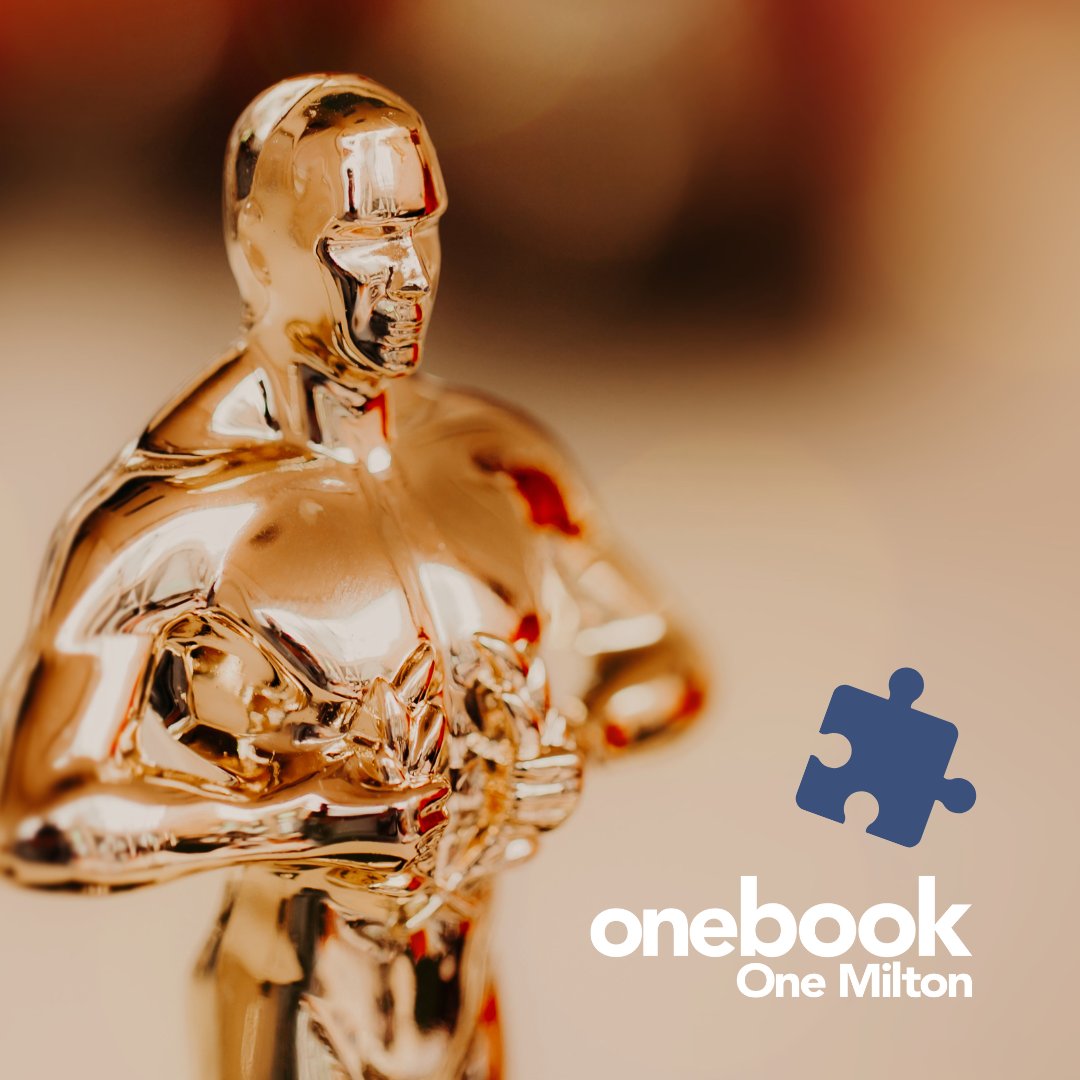 Milton_Library's tweet photo. We're very close to revealing our OBOM title and author! 📚 Here is another puzzle piece: our 2023 author just recently won an Oscar. 🏆  #OBOM2023 #OneBookOneMilton https://t.co/JgOfTzwDsI