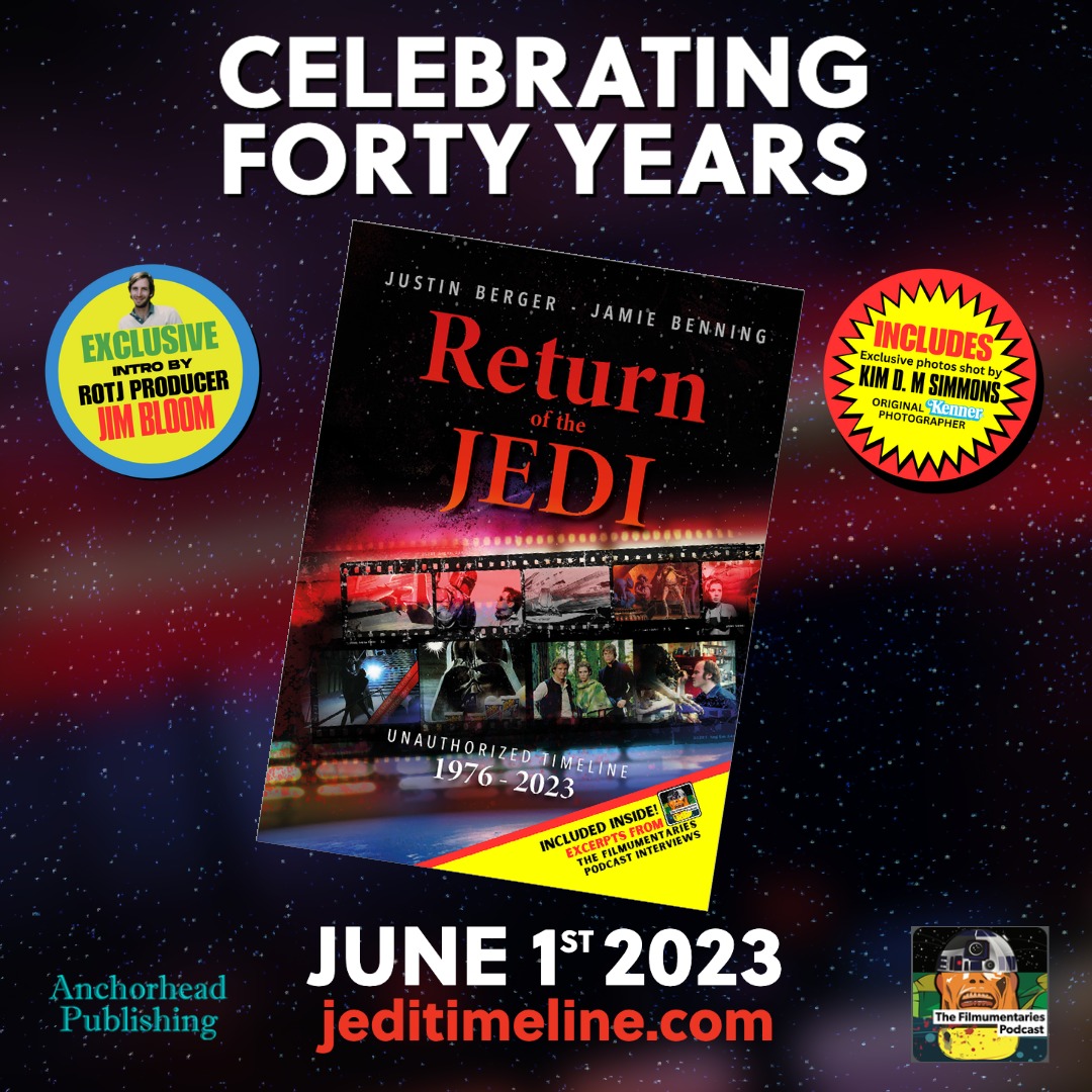 Today is the 40th Anniversary of #ReturnoftheJedi!
<a href="/jamieswb/">The Filmumentaries™ Podcast - Jamie Benning</a> &amp; myself have embarked on a journey to bring you the most comprehensive collection of dates ever assembled in the form of the ROTJ Unauthorized Timeline - coming out in 1 week - June 1st .
jeditimeline.com