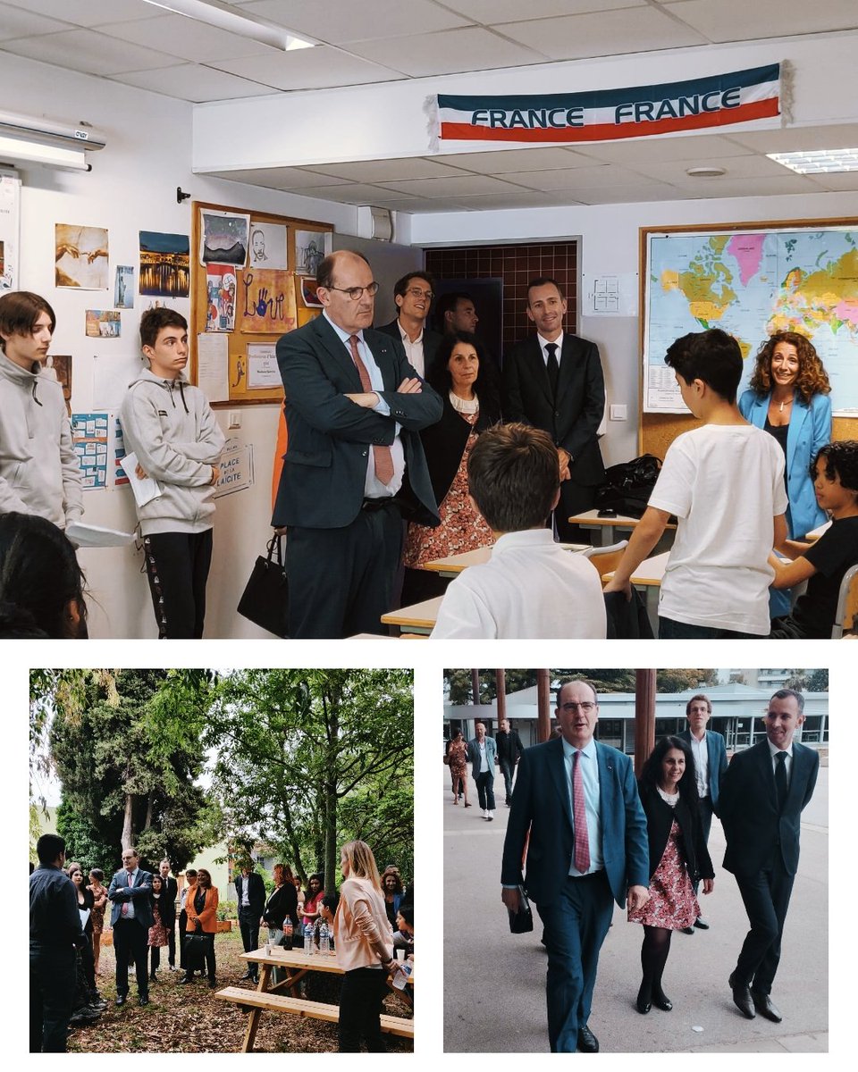 Très belle rencontre enrichissante entre les élèves de la MLDS, les cordées de la reussite du collège Maurice Genevoix et M. Jean Castex, président de la fondation FACE. Merci pour ce précieux moment de partage! <a href="/NatachaChicot/">Natacha Chicot</a> <a href="/VilleDeToulon/">Ville de Toulon</a> <a href="/AcademieNice/">Académie de Nice</a> @FaceVar <a href="/JeanCASTEX/">Jean Castex</a>