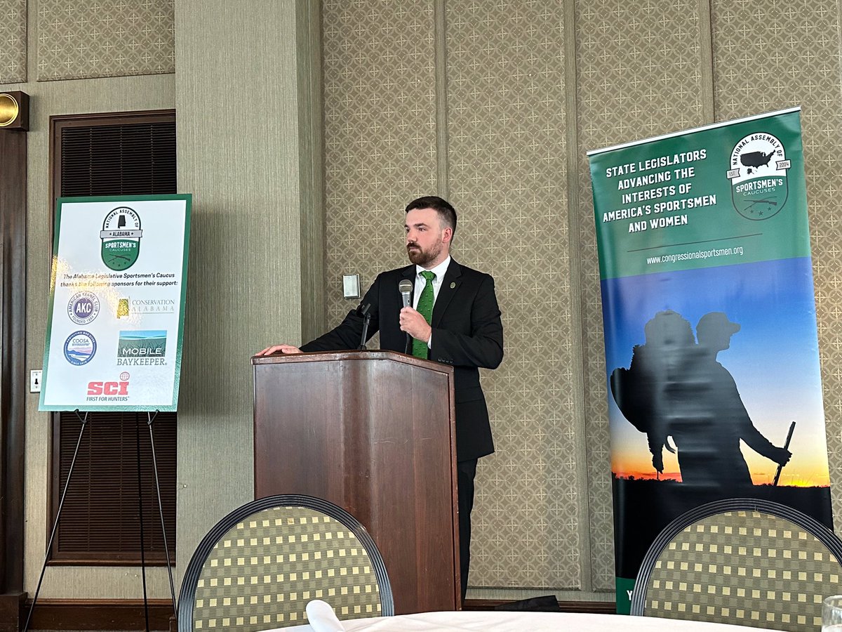 CSF_Mark's tweet image. Great turnout at yesterday’s Alabama Legislative Sportsmen’s Caucus breakfast! Always a pleasure to gather with this group and discuss issues impacting hunters and anglers. Thank you to our sponsors and caucus leaders for helping put together another great event!@HunterandAngler