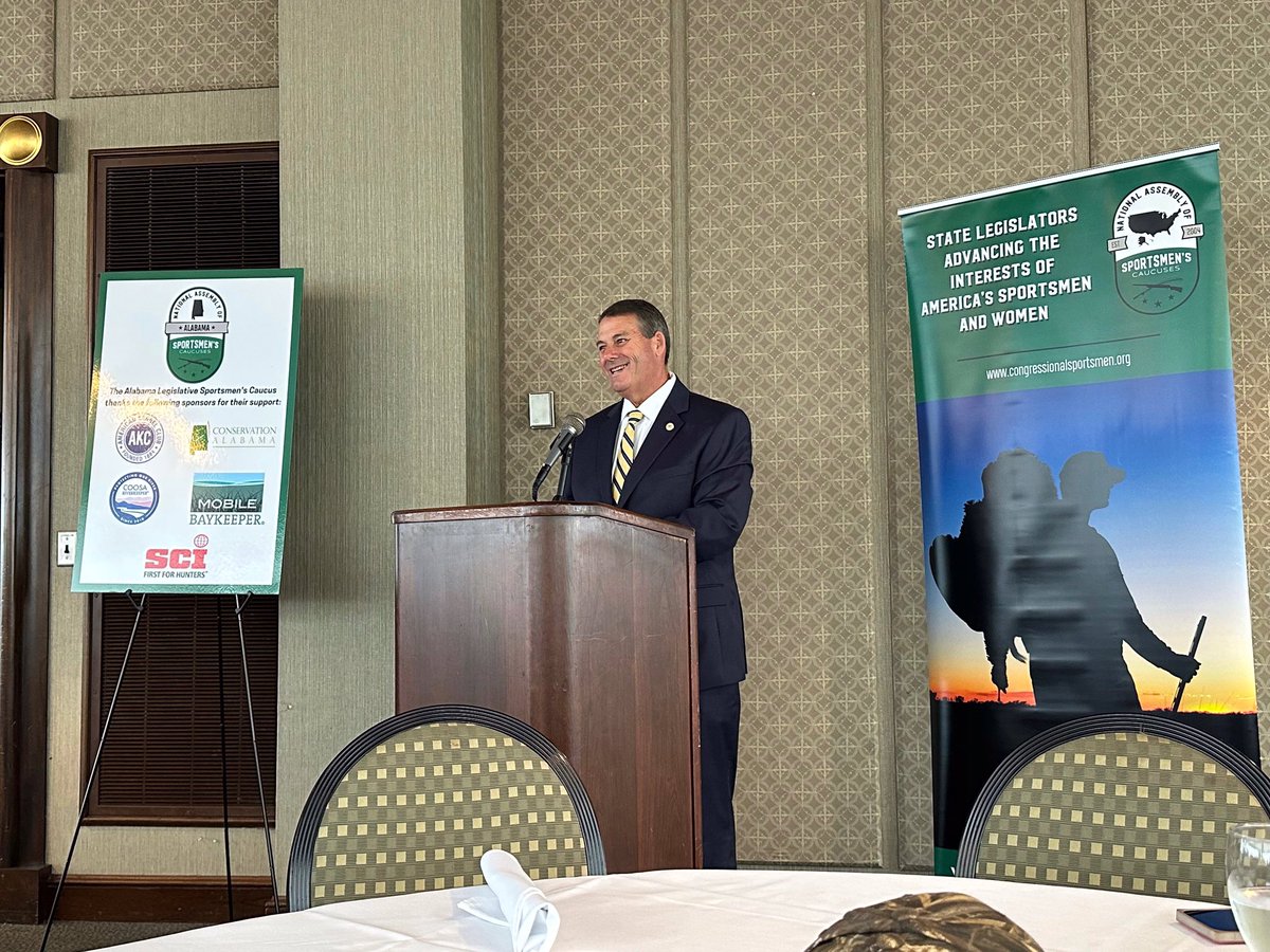 CSF_Mark's tweet image. Great turnout at yesterday’s Alabama Legislative Sportsmen’s Caucus breakfast! Always a pleasure to gather with this group and discuss issues impacting hunters and anglers. Thank you to our sponsors and caucus leaders for helping put together another great event!@HunterandAngler
