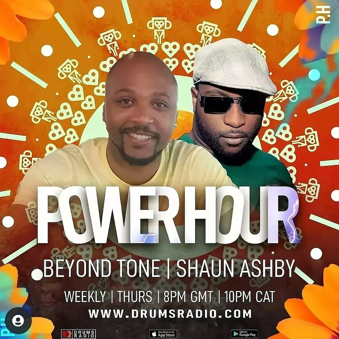 Shaun Ashby (@djshaun_ashby) on Twitter photo IT'S THAT TIME AGAIN!! CATCH THE #POWERHOUR RADIOSHOW FROM 8PM GMT 10PM CAT <a href="/DRUMSradio/">Drums Radio | 24/7 Afro House Ancestral Electronic</a> LISTEN VIA DRUMSRADIO.COM SUPPORTING TRACKS/LABELS: <a href="/djmanoo/">Manoo</a> <a href="/Hyenahmusic/">HYENAH</a> <a href="/RampaKeinemusik/">Rampa</a> <a href="/DJFIDDLA/">F I D D L A</a> <a href="/weareidyll/">WeAreiDyll Records</a> @EmilieNanaMusic <a href="/RecordsUnion/">Union_Records</a> <a href="/AfroBrotherz/">Afro Brotherz</a> + MORE... IT'S THAT TIME AGAIN!! CATCH THE #POWERHOUR RADIOSHOW FROM 8PM GMT 10PM CAT <a href="/DRUMSradio/">Drums Radio | 24/7 Afro House Ancestral Electronic</a> LISTEN VIA DRUMSRADIO.COM SUPPORTING TRACKS/LABELS: <a href="/djmanoo/">Manoo</a> <a href="/Hyenahmusic/">HYENAH</a> <a href="/RampaKeinemusik/">Rampa</a> <a href="/DJFIDDLA/">F I D D L A</a> <a href="/weareidyll/">WeAreiDyll Records</a> @EmilieNanaMusic <a href="/RecordsUnion/">Union_Records</a> <a href="/AfroBrotherz/">Afro Brotherz</a> + MORE...