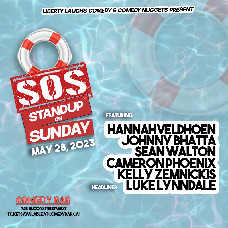 Sunday, May 28, 9:00 pm! Catch hilarious comedians perform at the famous Comedy Bar on Bloor.

Comedy Bar
945 Bloor St. W., Main.

Tickets
comedynuggets.com/event/sos-2023…

.
.
.
.
#ComedyNuggets #LibertyLaughs #ComedyBar #TorontoComedyShows
#TorontoNightLife #TorontoEvents